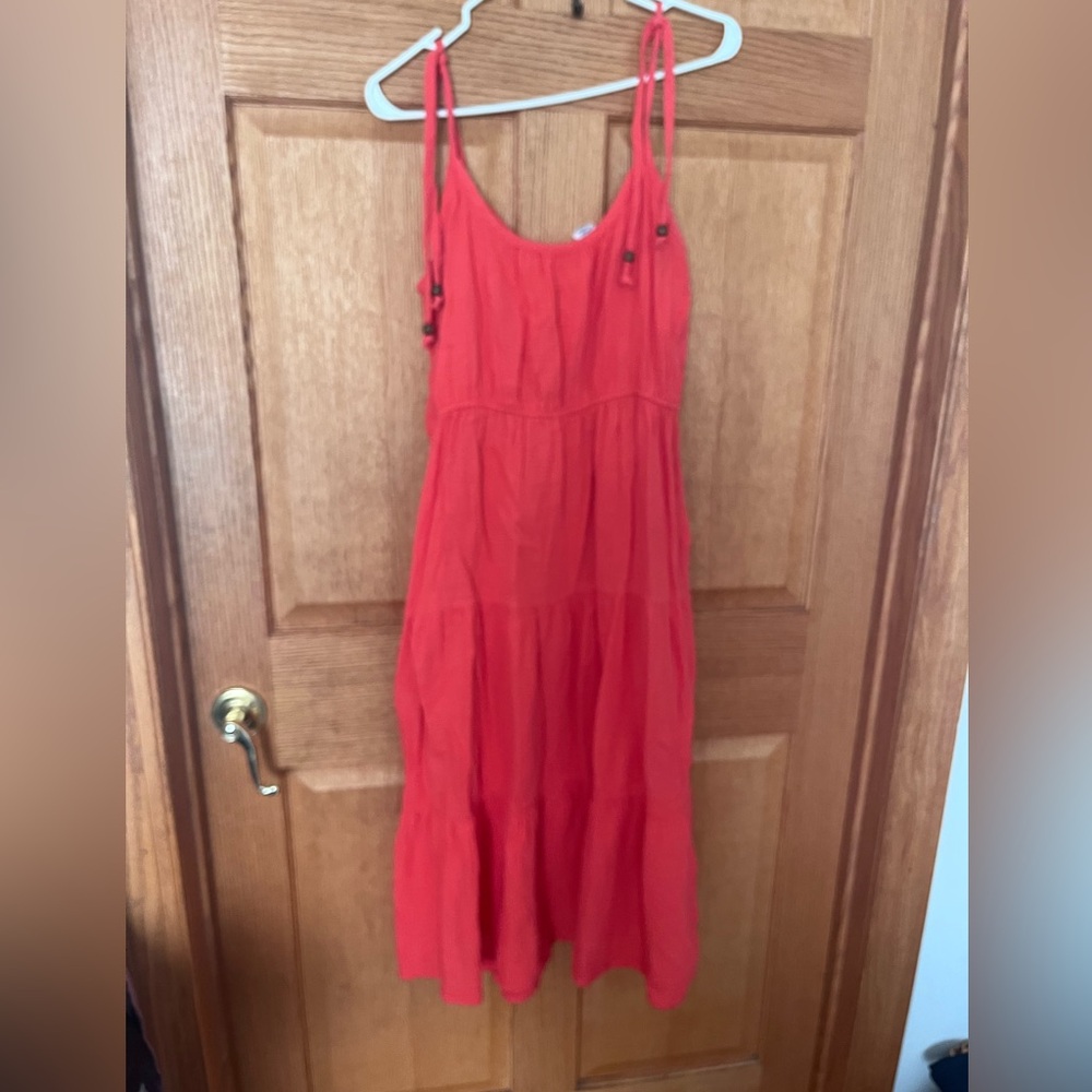 Lucky brand, gauze cotton sundress Vibrant Sleeveless Dress